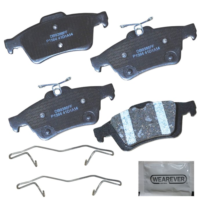 Carquest Professional Platinum Ceramic Brake Pads - Rear (4-Pad Set)