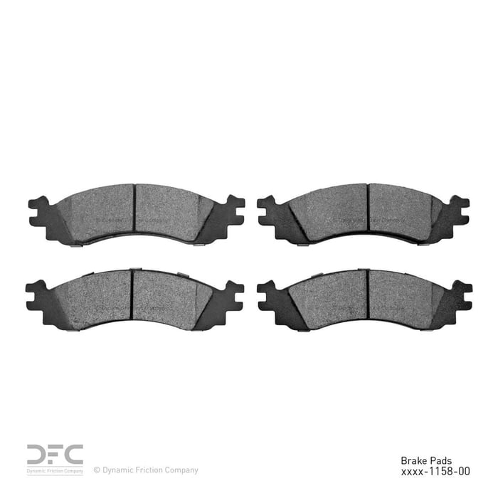 Dynamic 1551-1158-00 DFC 5000 Advanced Brake Pads - Ceramic